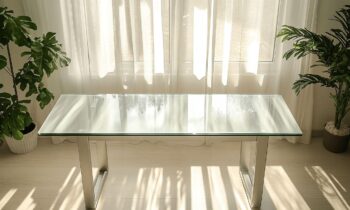 Table en verre : guide d&rsquo;achat, modèles tendance et conseils pour bien choisir