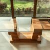 Table basse bois et verre : design moderne et élégant pour votre salon