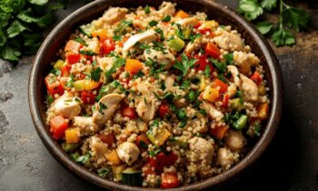 Recette couscous au poulet facile et traditionnel aux légumes