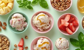 Recette de glace au nougat glacé aux fruits secs facile