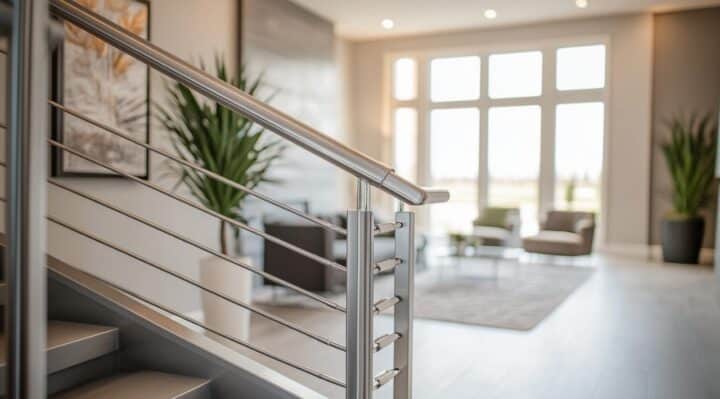 Tout savoir sur l’installation d’une main courante en aluminium pour sécuriser votre escalier