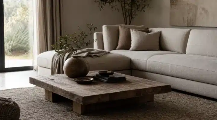 Table Basse Idéale pour un Canapé d'Angle