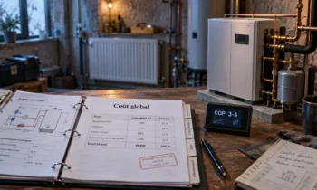 Chauffage le moins cher : coût d’usage, investissement et aides comparés